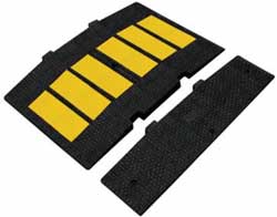 Traffic calming speed humps help reduce and prevent accidents.